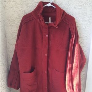 Free people glacier fleece jacket